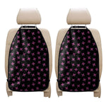 Pink Emo Skull Pattern Print Car Seat Organizers