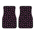 Pink Emo Skull Pattern Print Front Car Floor Mats
