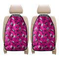 Pink Emo Symbols Pattern Print Car Seat Organizers