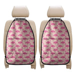 Pink Flamingo Pattern Print Car Seat Organizers