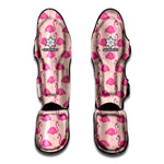 Pink Flamingo Pattern Print Muay Thai Shin Guard
