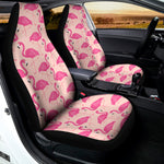 Pink Flamingo Pattern Print Universal Fit Car Seat Covers