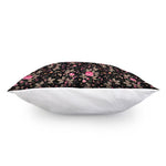 Pink Floral Flower Pattern Print Pillow Cover