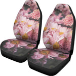 Pink Flowers Print Universal Fit Car Seat Covers