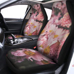 Pink Flowers Print Universal Fit Car Seat Covers