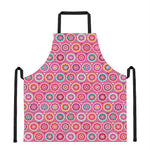 Pink Girly Flower Pattern Print Apron