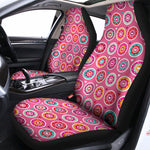 Pink Girly Flower Pattern Print Universal Fit Car Seat Covers