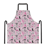 Pink Girly Mermaid Pattern Print Apron