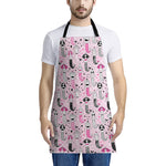 Pink Girly Mermaid Pattern Print Apron