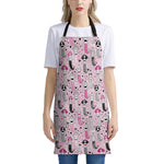 Pink Girly Mermaid Pattern Print Apron