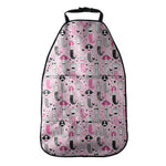 Pink Girly Mermaid Pattern Print Car Seat Organizers