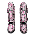 Pink Girly Mermaid Pattern Print Muay Thai Shin Guards