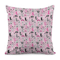 Pink Girly Mermaid Pattern Print Pillow Cover