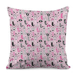 Pink Girly Mermaid Pattern Print Pillow Cover