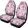 Pink Girly Mermaid Pattern Print Universal Fit Car Seat Covers