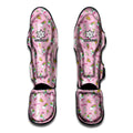 Pink Girly Unicorn Pattern Print Muay Thai Shin Guards