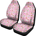 Pink Girly Unicorn Pattern Print Universal Fit Car Seat Covers