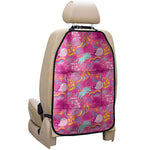 Pink Girly Unicorn Print Car Seat Organizers