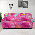 Pink Girly Unicorn Print Sofa Cover