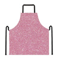 Pink (NOT Real) Glitter Print Apron