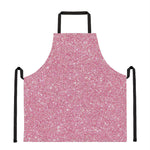 Pink Glitter Artwork Print (NOT Real Glitter) Apron