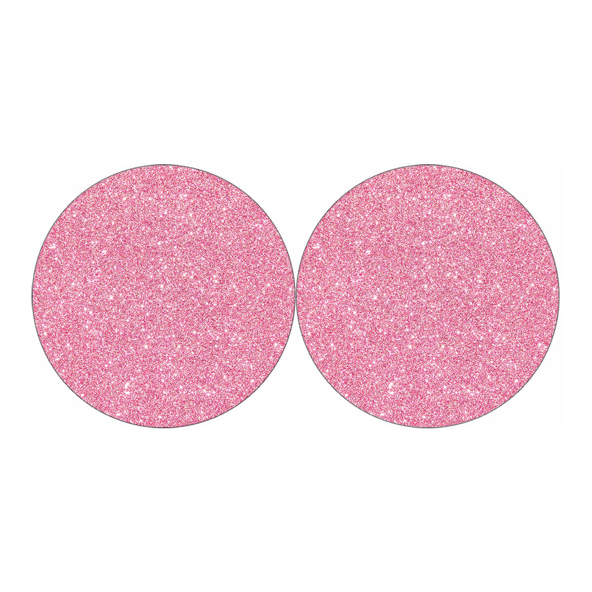 Pink Glitter Artwork Print (NOT Real Glitter) Car Coasters