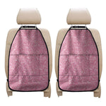 Pink Glitter Artwork Print (NOT Real Glitter) Car Seat Organizers