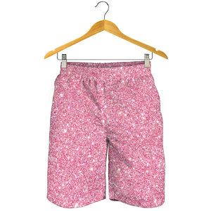 Pink Glitter Artwork Print (NOT Real Glitter) Men's Shorts