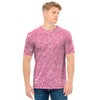 Pink Glitter Artwork Print (NOT Real Glitter) Men's T-Shirt