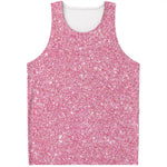 Pink Glitter Artwork Print (NOT Real Glitter) Men's Tank Top