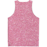 Pink Glitter Artwork Print (NOT Real Glitter) Men's Tank Top