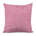 Pink Glitter Artwork Print (NOT Real Glitter) Pillow Cover