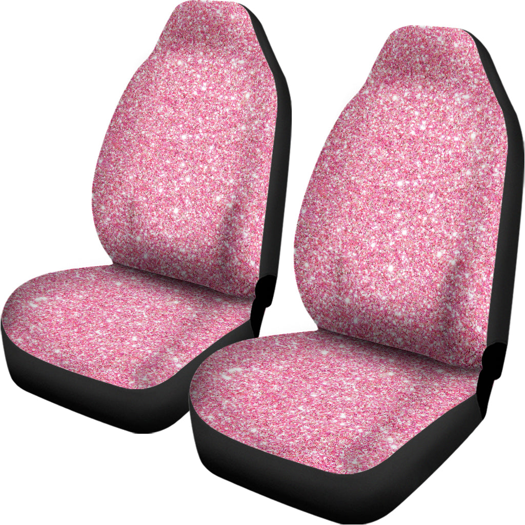 Pink Glitter Artwork Print (NOT Real Glitter) Universal Fit Car Seat Covers