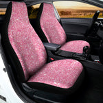 Pink Glitter Artwork Print (NOT Real Glitter) Universal Fit Car Seat Covers