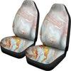 Pink Gold Liquid Marble Print Universal Fit Car Seat Covers