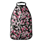 Pink Green And Black Camouflage Print Car Seat Organizers