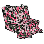 Pink Green And Black Camouflage Print Pet Car Back Seat Cover