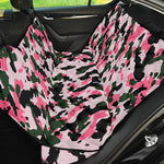 Pink Green And Black Camouflage Print Pet Car Back Seat Cover