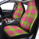 Pink Green And White Tartan Print Universal Fit Car Seat Covers