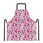 Pink Hand Breast Cancer Pattern Print Apron