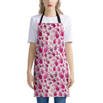 Pink Hand Breast Cancer Pattern Print Apron