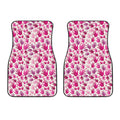 Pink Hand Breast Cancer Pattern Print Front Car Floor Mats