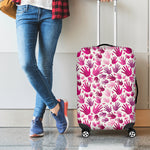 Pink Hand Breast Cancer Pattern Print Luggage Cover
