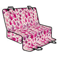 Pink Hand Breast Cancer Pattern Print Pet Car Back Seat Cover