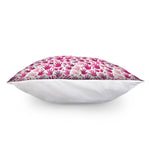 Pink Hand Breast Cancer Pattern Print Pillow Cover
