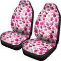 Pink Hand Breast Cancer Pattern Print Universal Fit Car Seat Covers