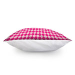 Pink Harlequin Pattern Print Pillow Cover