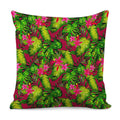 Pink Hawaiian Tropical Pattern Print Pillow Cover