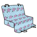 Pink Heartbeat Pattern Print Pet Car Back Seat Cover