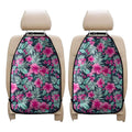 Pink Hibiscus Tropical Pattern Print Car Seat Organizers